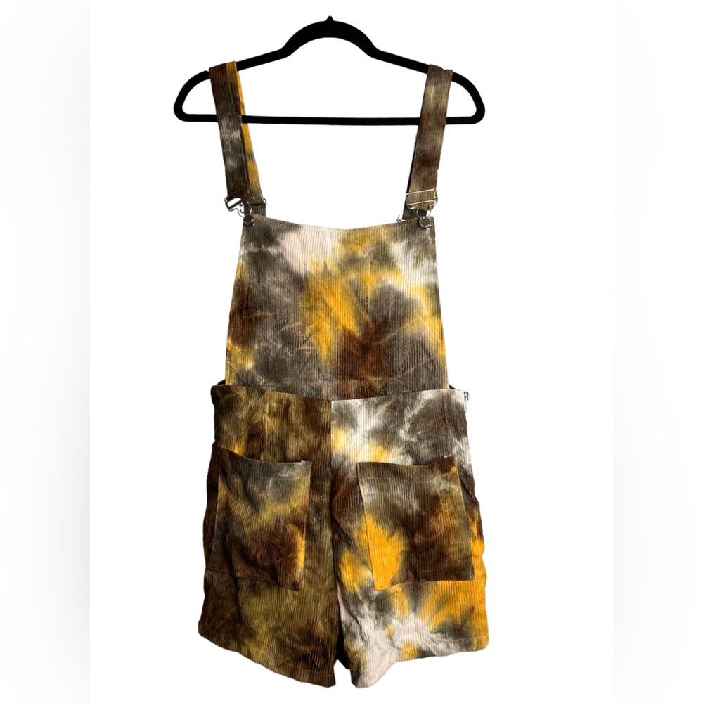 tie dye romper overalls